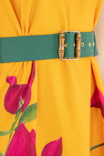 Roma Dress, Bougainvillea Washed Poly