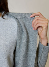 Long Sleeve Twofer Sweater, Airstream