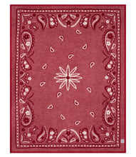Vintage Red Bandana Blanket