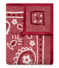 Vintage Red Bandana Blanket