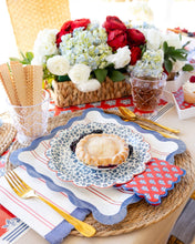 Red Stripes Paper Plate - 11"