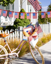 Gingham Flag Paper Plate - 10"