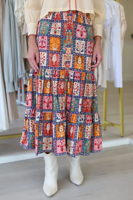 Eloise Skirt, Harvest Grid