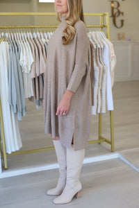 Aja Linka Dress, Light Taupe