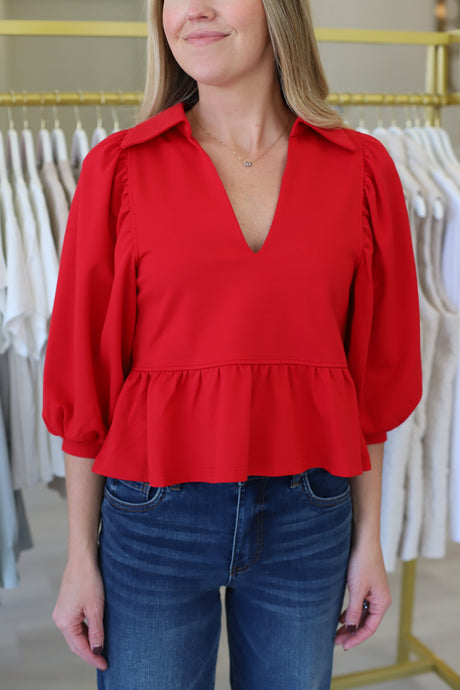 Wren Top, Red