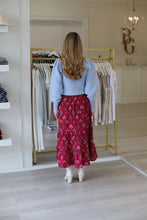 Market Skirt, Holiday Flowers