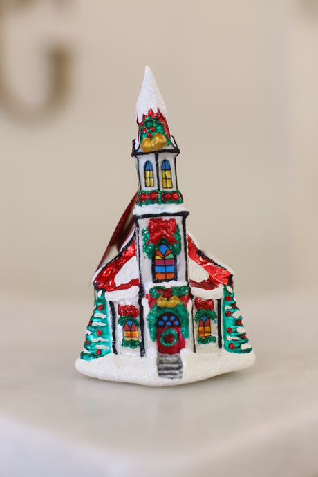 Holly Bell Chapel Ornament