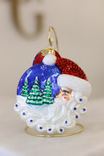 Christmas Village Santa Ornament