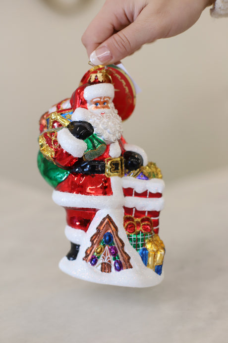 Down the Chimney St. Nick Ornament