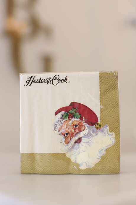 Santa Cocktail Napkins [Pack of 20]