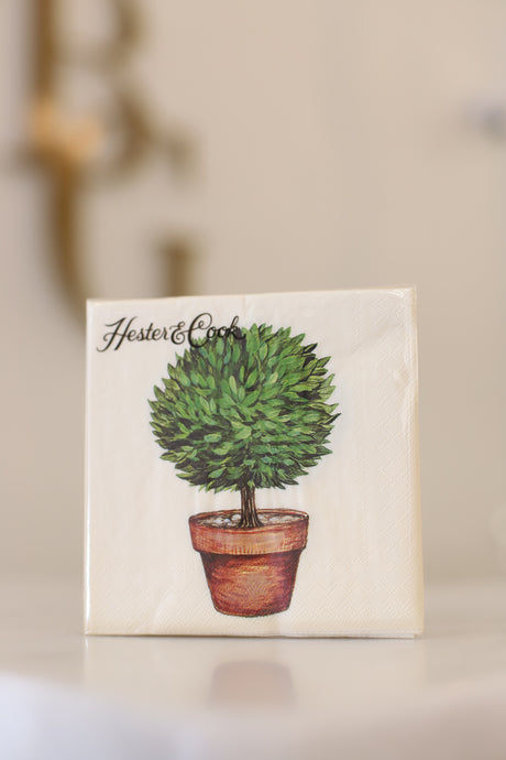 Topiary Cocktail Napkins [Pack of 20]