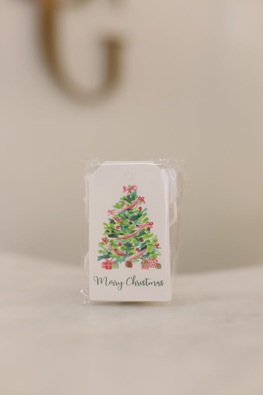 Gift Tag, Christmas Tree