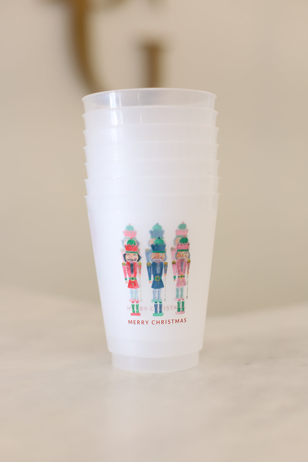 Nutcracker Trio Frosted Cups [Pack of 8]