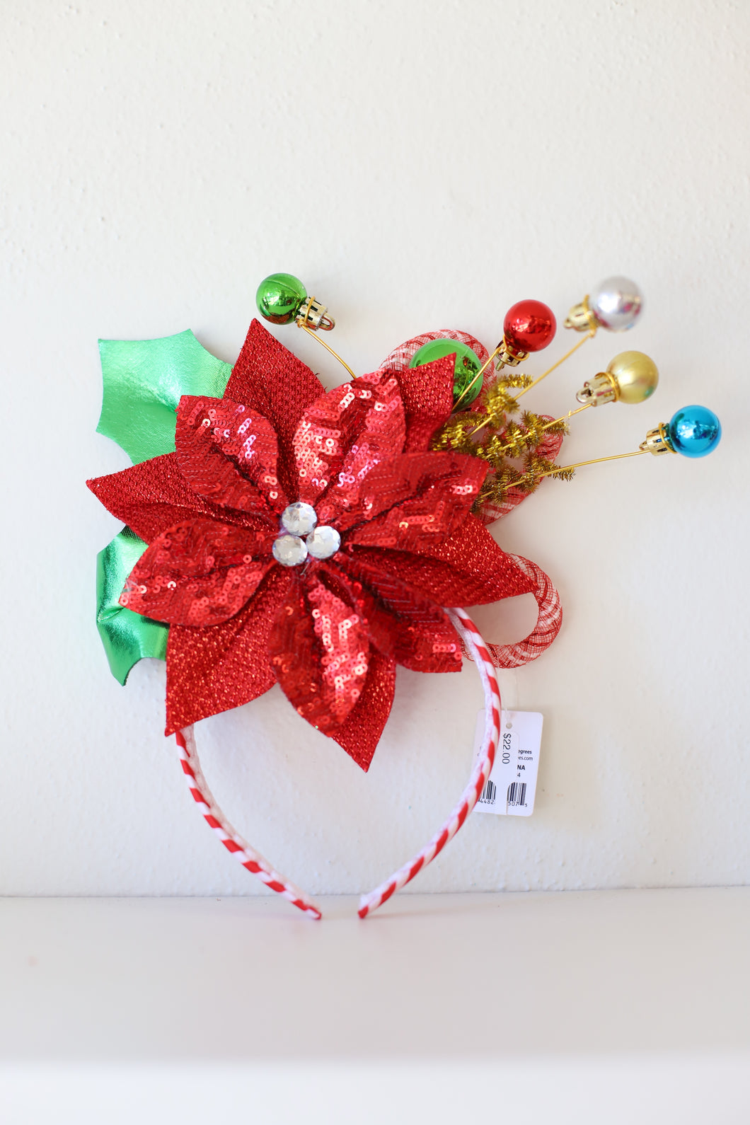 Poinsettia Headband