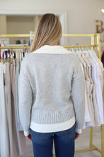 Long Sleeve Twofer Sweater