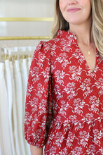 Tory Dress, Ribbon Bouquet Red