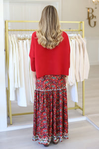 Faye Skirt, Nordic Paisley Multi