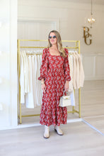 Natalie Dress, Ribbon Bouquet Red