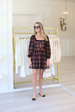 Beatrice Ruffle Dress, Yuletide Plaid