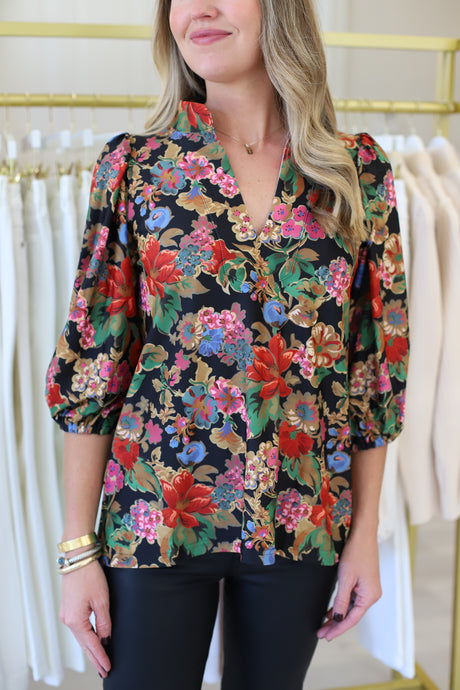 Eliza Top, Midnight Petals