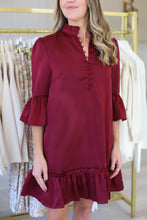 Chelsea Dress, Beet Red