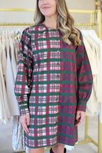 Leslie Dress, Party Plaid Combo
