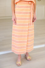 Leigh Wrap Skirt, Spanish Stripes