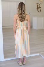 Smocked Dress, Dunmore Stripes