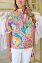 Loop Trim Placket Top