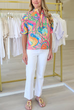 Loop Trim Placket Top