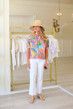 Loop Trim Placket Top