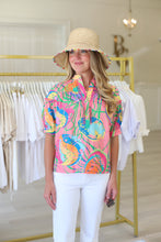 Loop Trim Placket Top