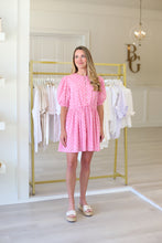London Dress, Pink Marigolds