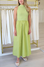 Solid Mock Neck Maxi Dress