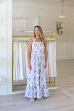 French Vintage Tank Tie Maxi Dress