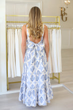 French Vintage Tank Tie Maxi Dress