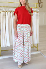 Digital Floral Smock Tier Maxi Skirt