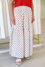 Digital Floral Smock Tier Maxi Skirt