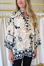 Neutral Placket Tunic Top