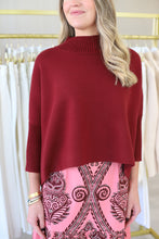 Aja Sweater, Dark Cherry