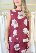 Ruby Floral Jacquard Top