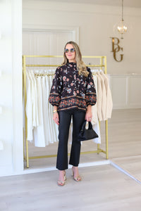 Chintz Floral Top