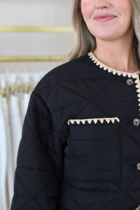 Stitchy Quilted Jacket
