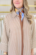 Devin Stripe Maxi Dress, Caramel