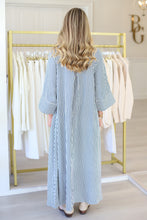 Devin Stripe Maxi Dress, Indigo