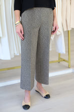 Black Tan Combo Knit Pant