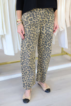 Leopard Barrel Jean