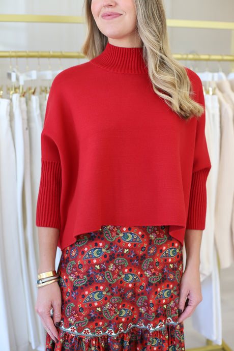 Aja Sweater, Scarlet