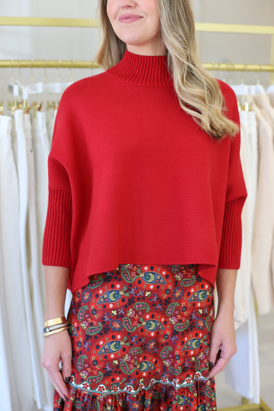 Aja Sweater, Scarlet