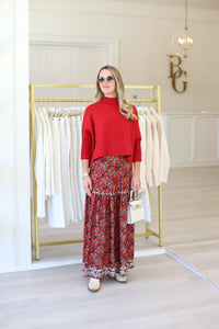 Aja Sweater, Scarlet